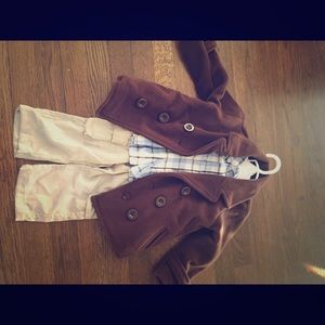 Boys outfit and peacoat